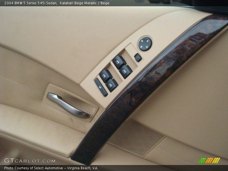 Kalahari Beige Metallic / Beige 2004 BMW 5 Series 545i Sedan