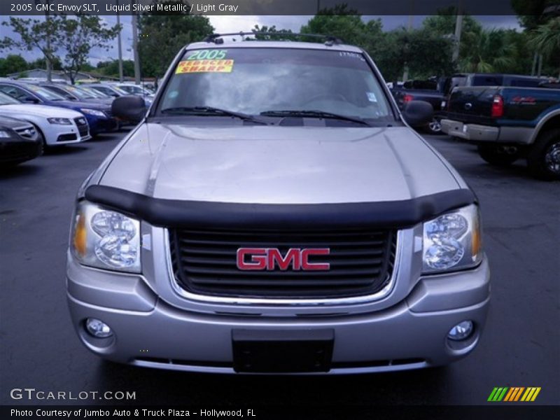 Liquid Silver Metallic / Light Gray 2005 GMC Envoy SLT