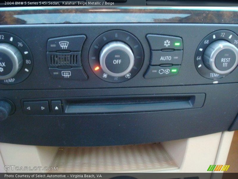 Kalahari Beige Metallic / Beige 2004 BMW 5 Series 545i Sedan