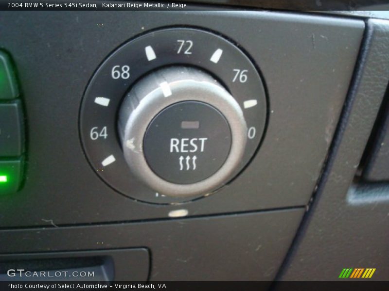 Kalahari Beige Metallic / Beige 2004 BMW 5 Series 545i Sedan