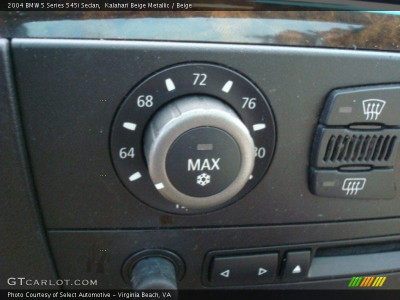Kalahari Beige Metallic / Beige 2004 BMW 5 Series 545i Sedan