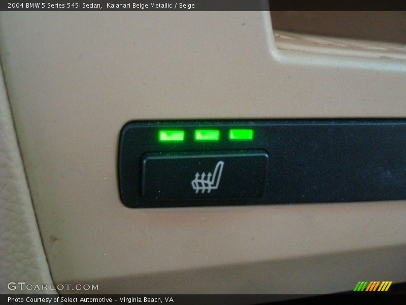 Kalahari Beige Metallic / Beige 2004 BMW 5 Series 545i Sedan