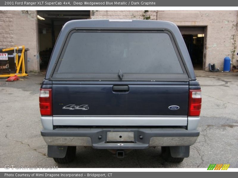 Deep Wedgewood Blue Metallic / Dark Graphite 2001 Ford Ranger XLT SuperCab 4x4