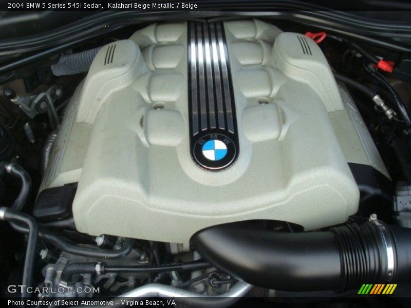 Kalahari Beige Metallic / Beige 2004 BMW 5 Series 545i Sedan