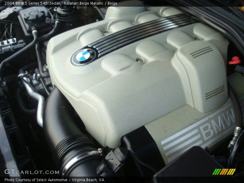 Kalahari Beige Metallic / Beige 2004 BMW 5 Series 545i Sedan