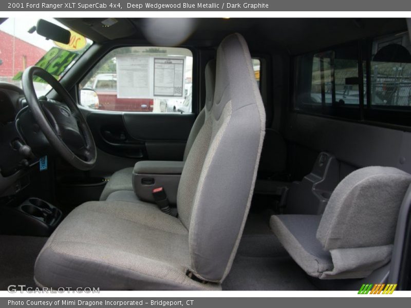 Deep Wedgewood Blue Metallic / Dark Graphite 2001 Ford Ranger XLT SuperCab 4x4