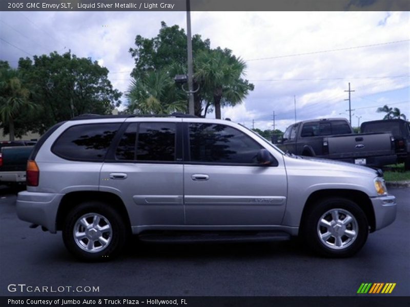 Liquid Silver Metallic / Light Gray 2005 GMC Envoy SLT