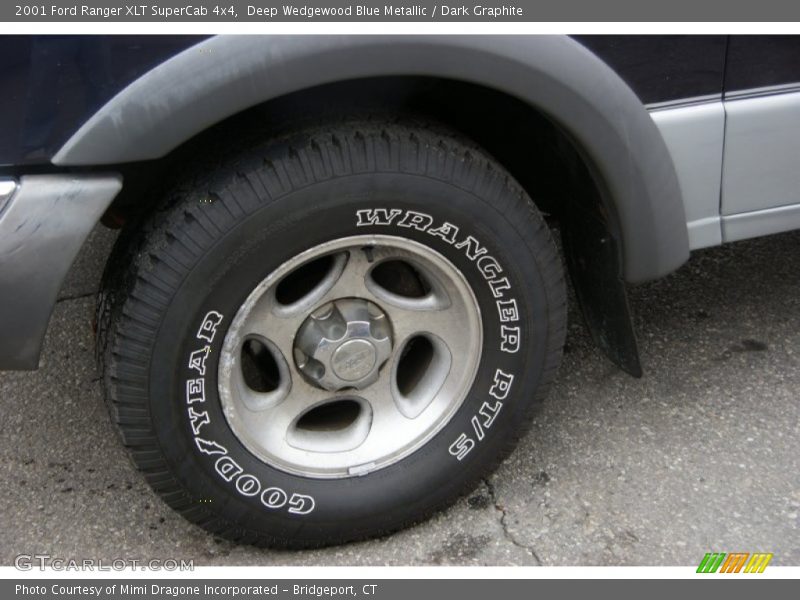 Deep Wedgewood Blue Metallic / Dark Graphite 2001 Ford Ranger XLT SuperCab 4x4