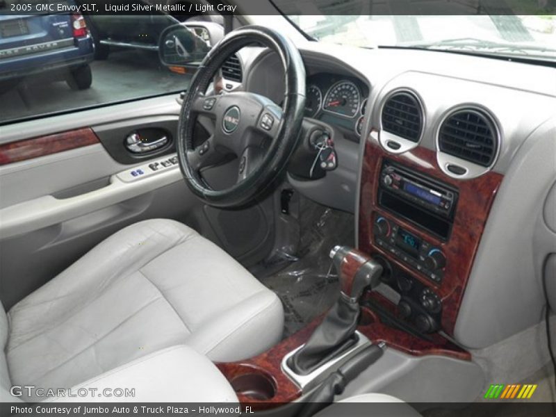 Liquid Silver Metallic / Light Gray 2005 GMC Envoy SLT