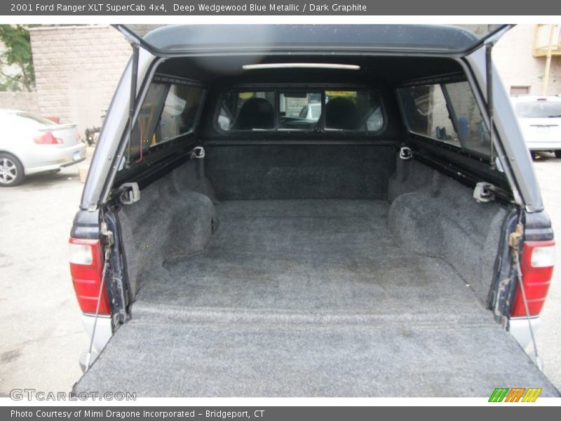 Deep Wedgewood Blue Metallic / Dark Graphite 2001 Ford Ranger XLT SuperCab 4x4