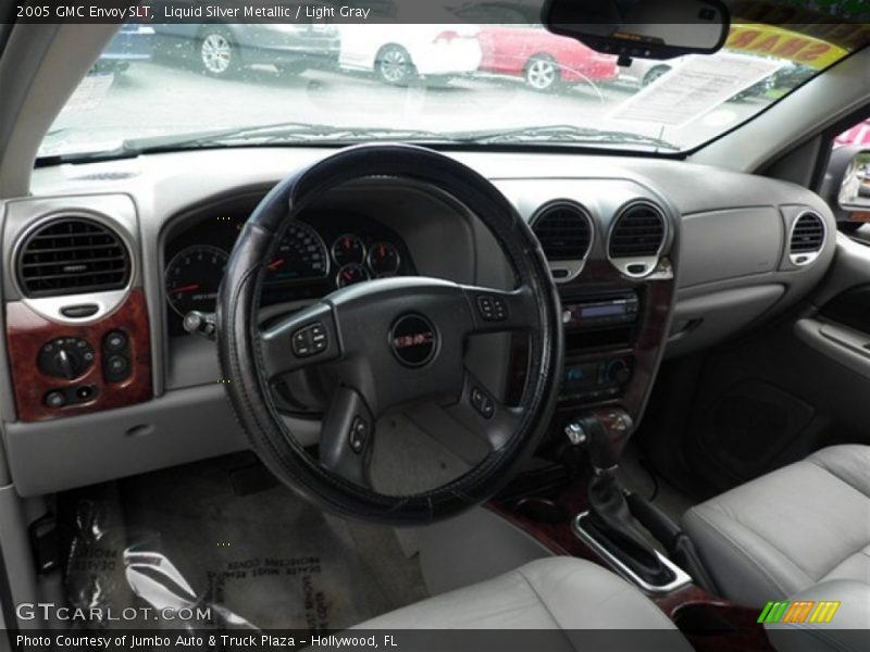 Liquid Silver Metallic / Light Gray 2005 GMC Envoy SLT