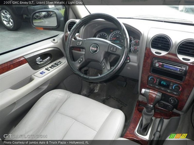 Liquid Silver Metallic / Light Gray 2005 GMC Envoy SLT