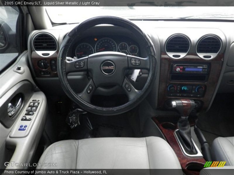 Liquid Silver Metallic / Light Gray 2005 GMC Envoy SLT