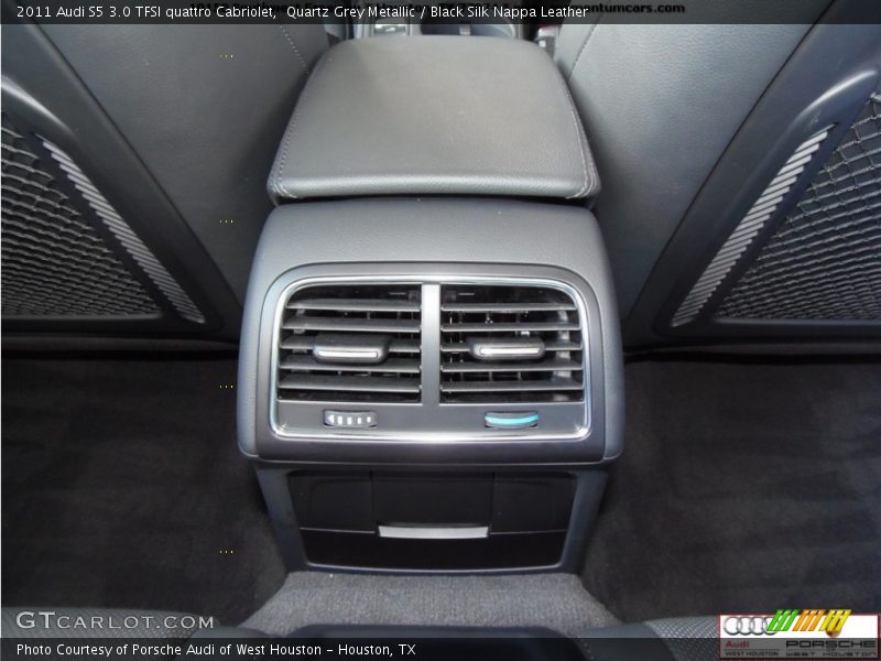 Quartz Grey Metallic / Black Silk Nappa Leather 2011 Audi S5 3.0 TFSI quattro Cabriolet