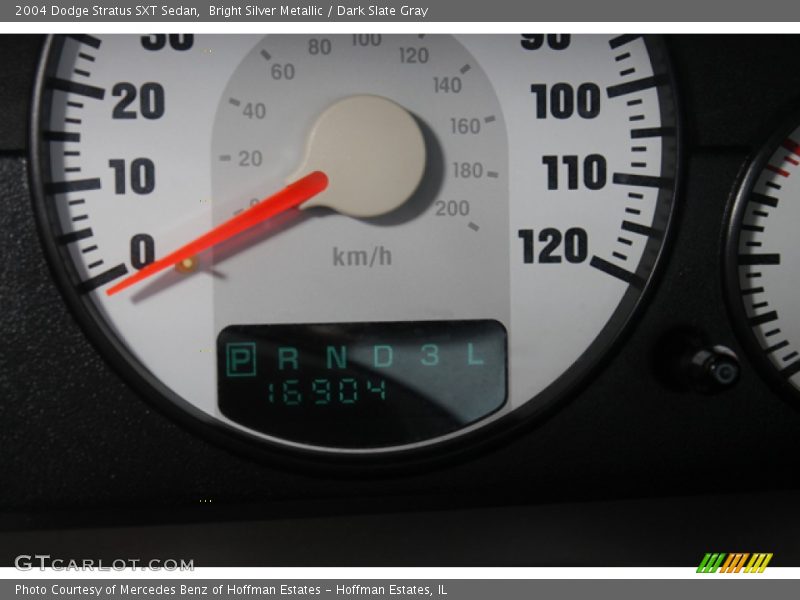 Bright Silver Metallic / Dark Slate Gray 2004 Dodge Stratus SXT Sedan
