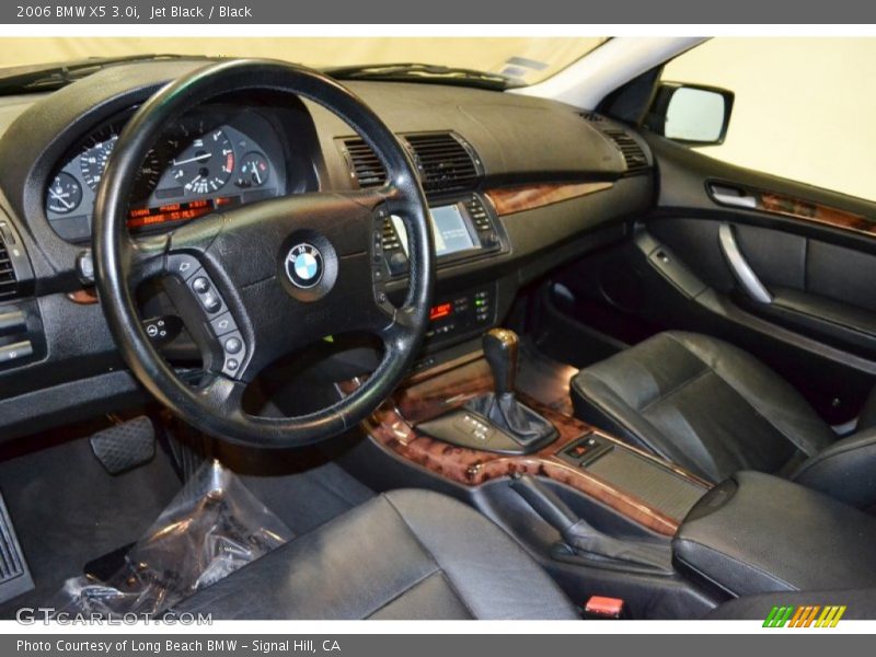 Jet Black / Black 2006 BMW X5 3.0i