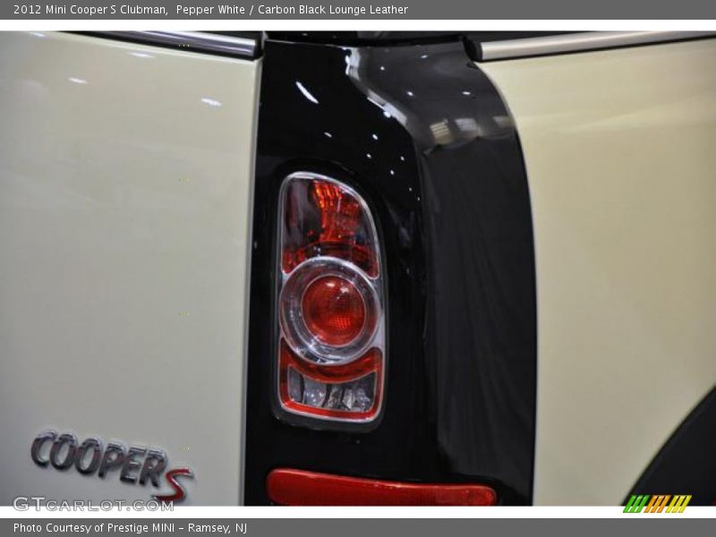 Pepper White / Carbon Black Lounge Leather 2012 Mini Cooper S Clubman