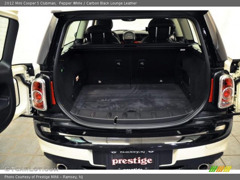 Pepper White / Carbon Black Lounge Leather 2012 Mini Cooper S Clubman