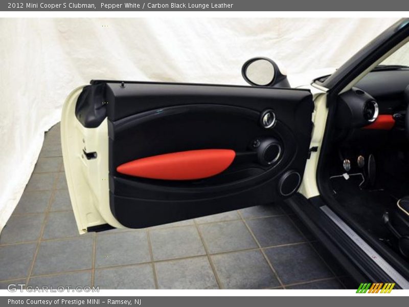 Pepper White / Carbon Black Lounge Leather 2012 Mini Cooper S Clubman