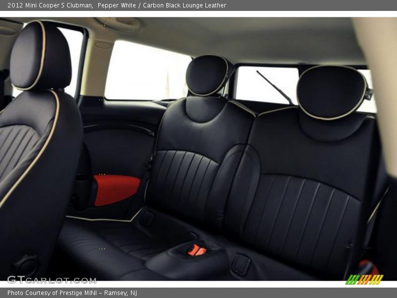 Pepper White / Carbon Black Lounge Leather 2012 Mini Cooper S Clubman