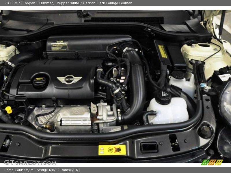 Pepper White / Carbon Black Lounge Leather 2012 Mini Cooper S Clubman