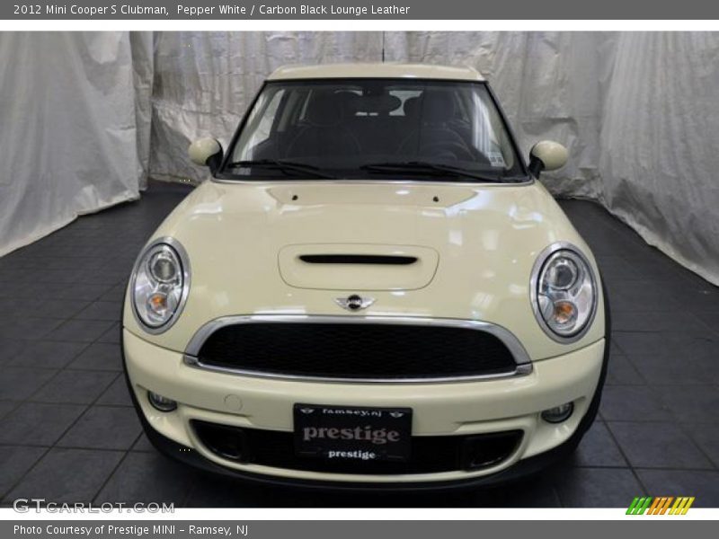 Pepper White / Carbon Black Lounge Leather 2012 Mini Cooper S Clubman