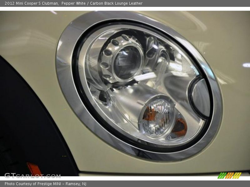 Pepper White / Carbon Black Lounge Leather 2012 Mini Cooper S Clubman