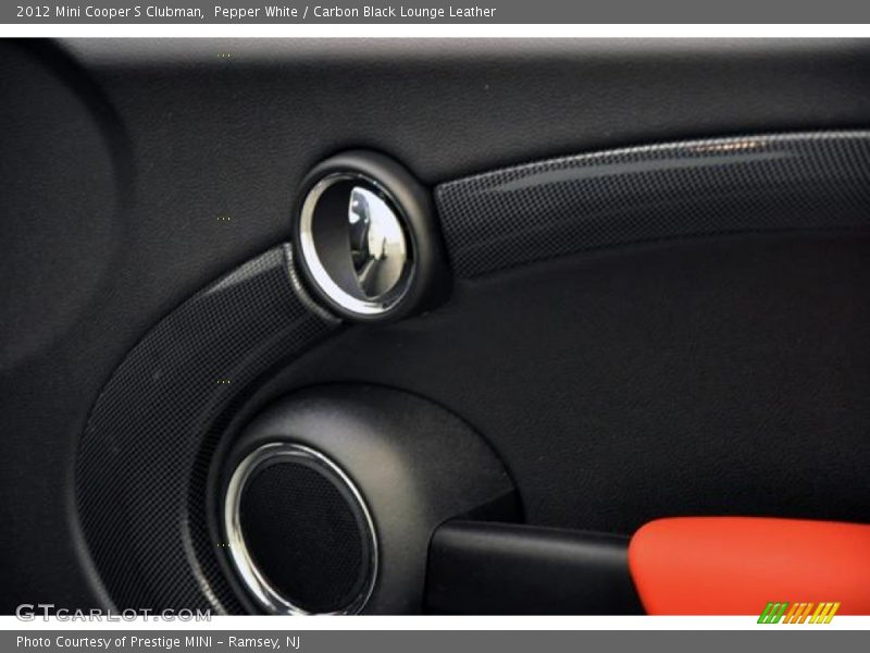 Pepper White / Carbon Black Lounge Leather 2012 Mini Cooper S Clubman