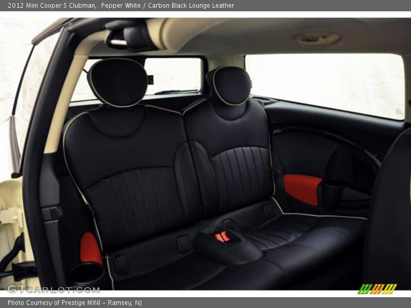 Pepper White / Carbon Black Lounge Leather 2012 Mini Cooper S Clubman