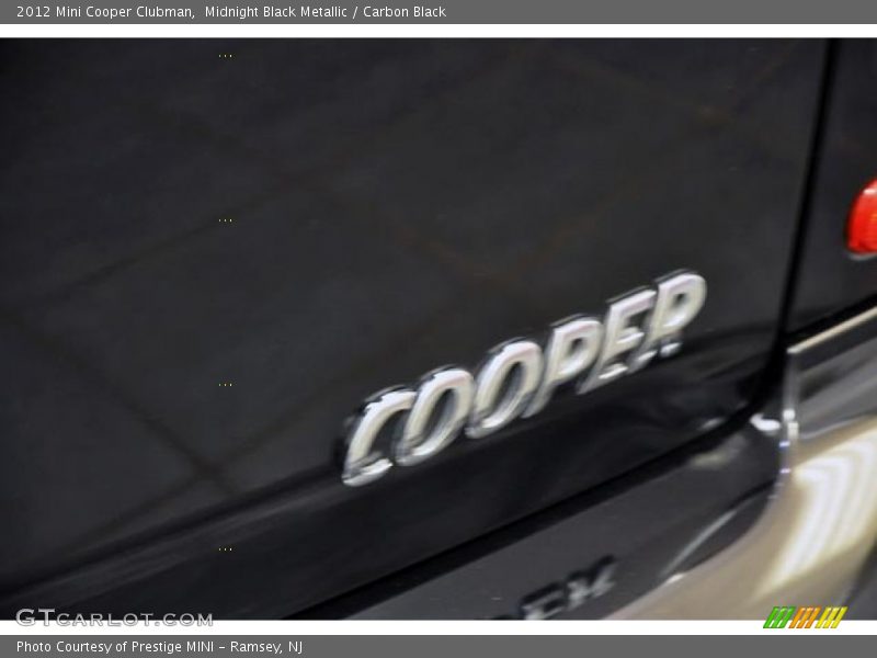 Midnight Black Metallic / Carbon Black 2012 Mini Cooper Clubman