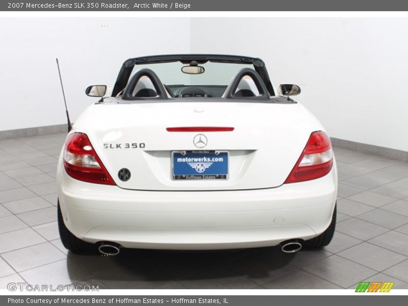 Arctic White / Beige 2007 Mercedes-Benz SLK 350 Roadster