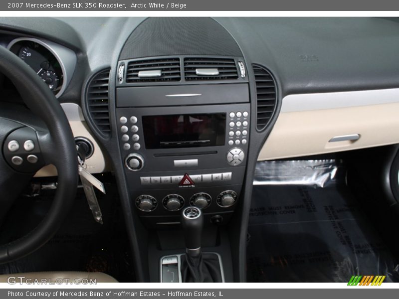 Arctic White / Beige 2007 Mercedes-Benz SLK 350 Roadster