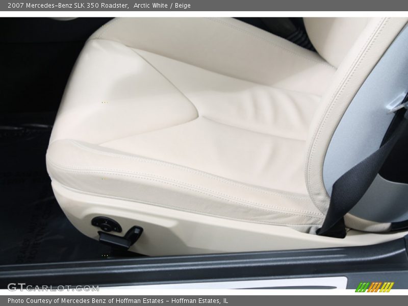Arctic White / Beige 2007 Mercedes-Benz SLK 350 Roadster