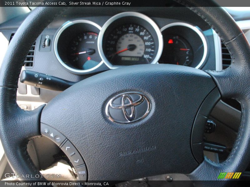 Silver Streak Mica / Graphite Gray 2011 Toyota Tacoma Access Cab