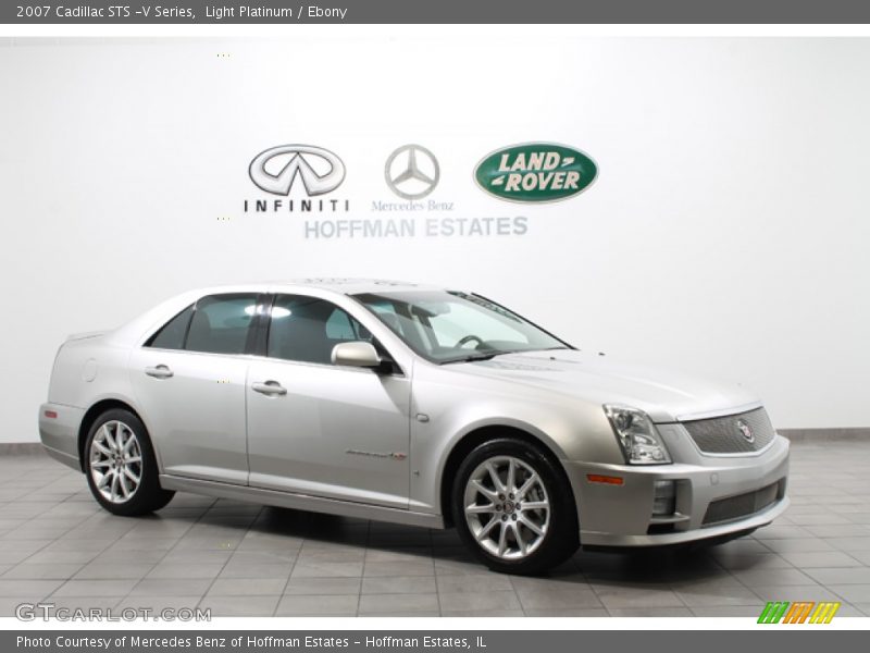 Light Platinum / Ebony 2007 Cadillac STS -V Series