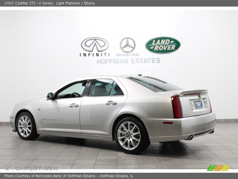 Light Platinum / Ebony 2007 Cadillac STS -V Series