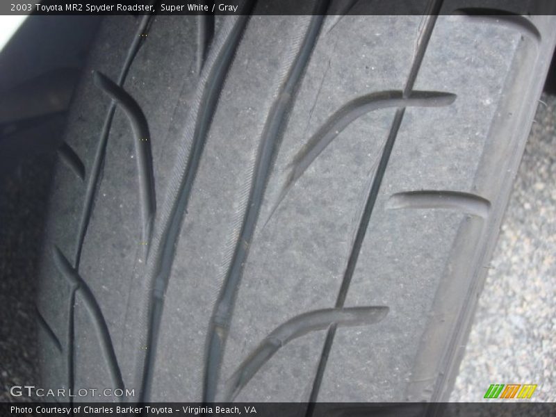 Super White / Gray 2003 Toyota MR2 Spyder Roadster