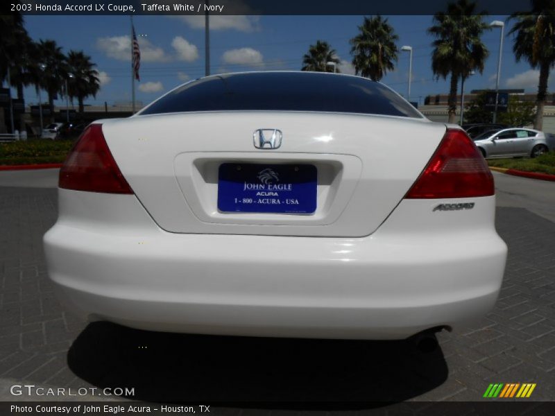 Taffeta White / Ivory 2003 Honda Accord LX Coupe