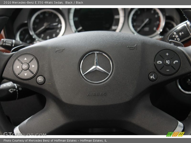Black / Black 2010 Mercedes-Benz E 350 4Matic Sedan
