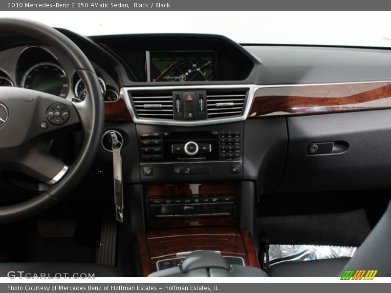 Black / Black 2010 Mercedes-Benz E 350 4Matic Sedan