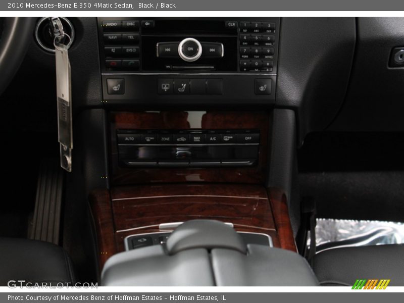 Black / Black 2010 Mercedes-Benz E 350 4Matic Sedan