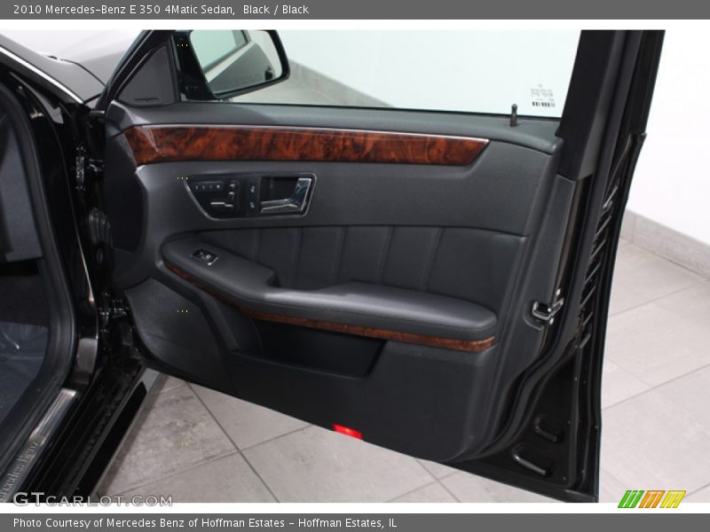 Black / Black 2010 Mercedes-Benz E 350 4Matic Sedan