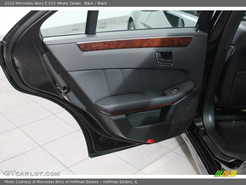 Black / Black 2010 Mercedes-Benz E 350 4Matic Sedan