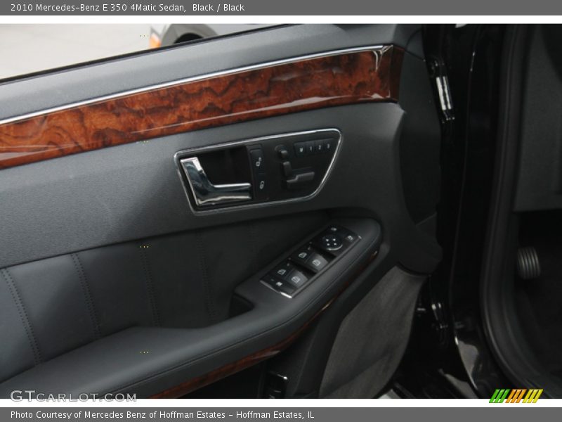 Black / Black 2010 Mercedes-Benz E 350 4Matic Sedan