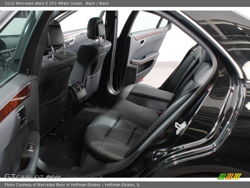Black / Black 2010 Mercedes-Benz E 350 4Matic Sedan