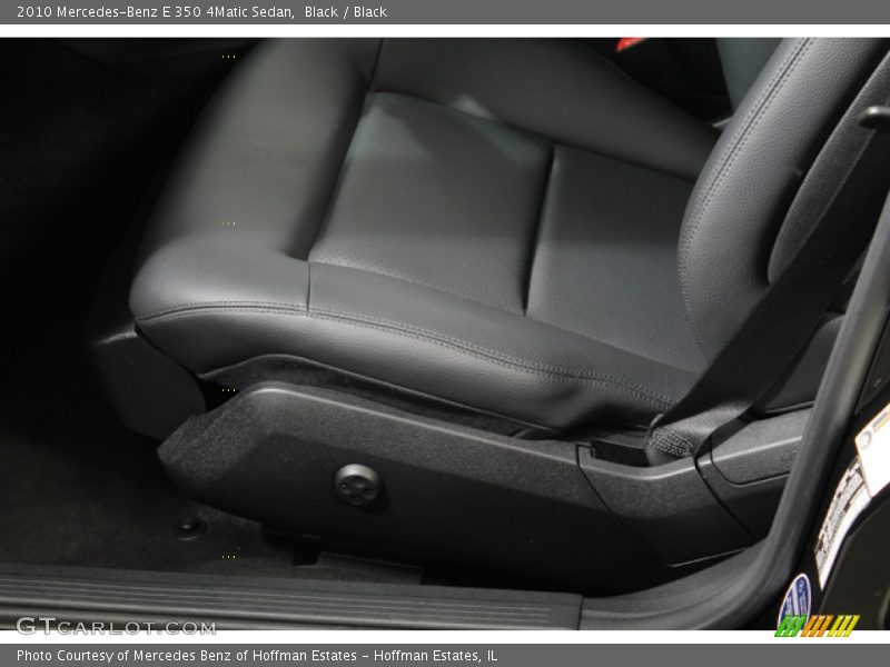 Black / Black 2010 Mercedes-Benz E 350 4Matic Sedan