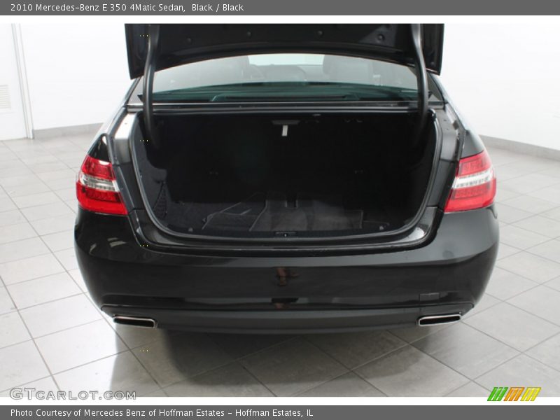 Black / Black 2010 Mercedes-Benz E 350 4Matic Sedan