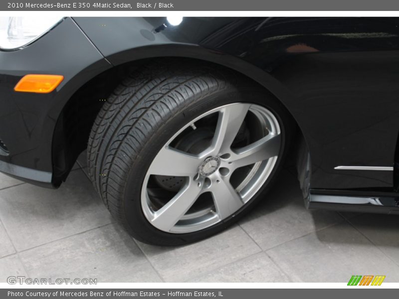 Black / Black 2010 Mercedes-Benz E 350 4Matic Sedan