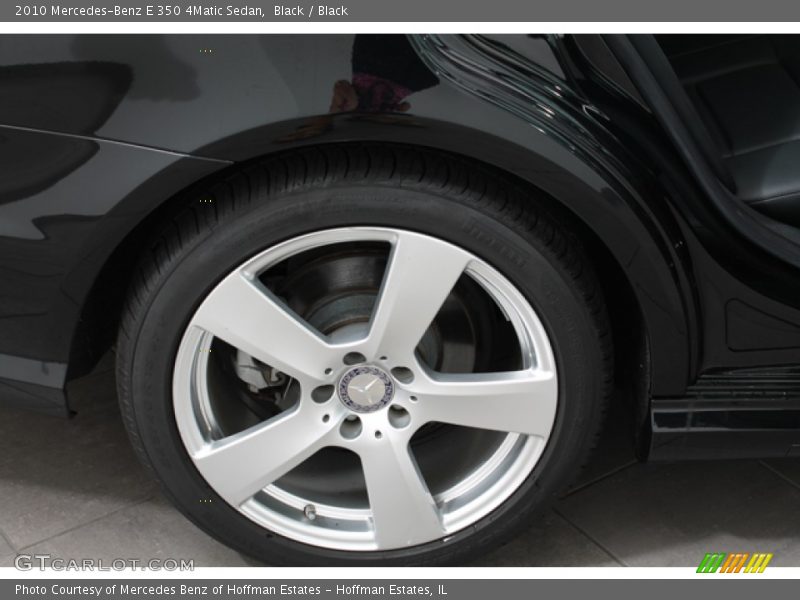 Black / Black 2010 Mercedes-Benz E 350 4Matic Sedan