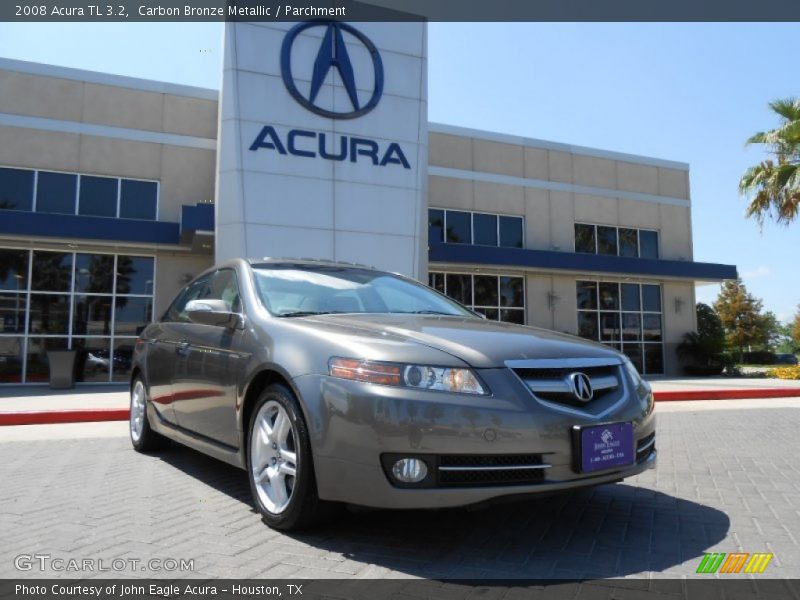 Carbon Bronze Metallic / Parchment 2008 Acura TL 3.2